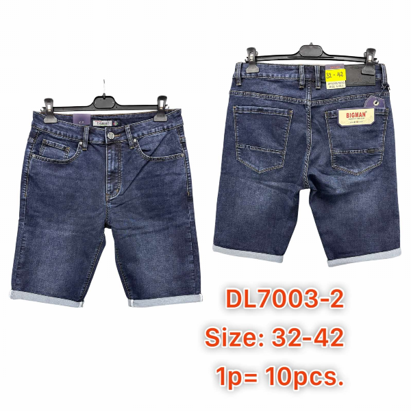 Spodenki męskie jeans Roz 32-42, 1 Kolor .Paczka 10 szt